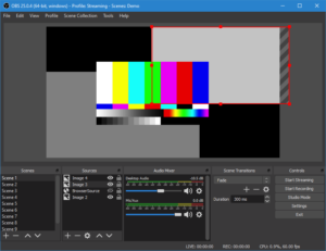 OBS Studio is a free and open source software for video recording and live streaming.